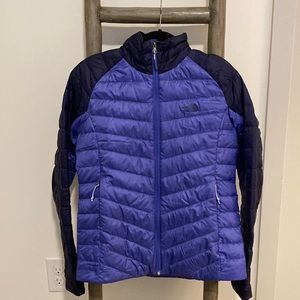 Lightweight Purple Puffy Down Jacket